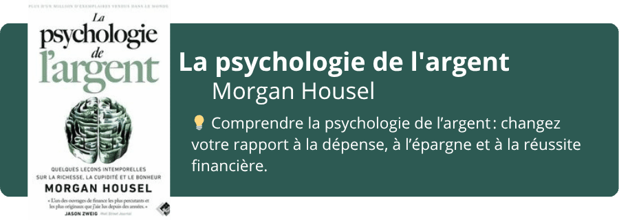 Bannière. la psychologie de l'argent