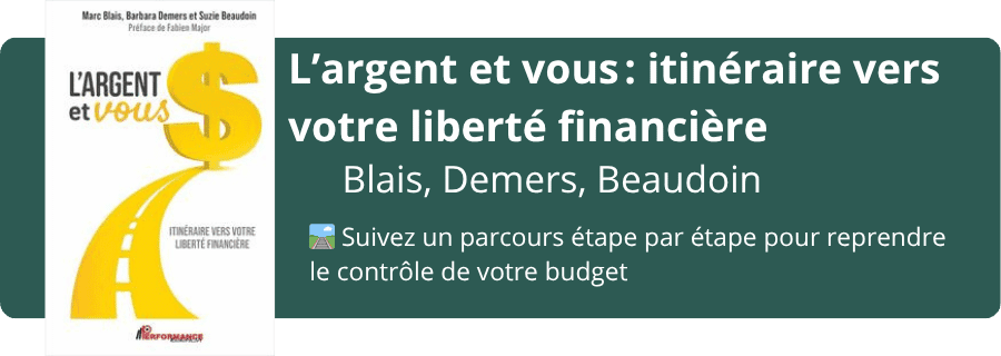 Bannière, l'argent et vous : Itinéraire vers votre liberté financière.