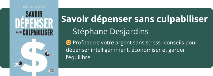 Bannière savoir dépenser sans culpabiliser.